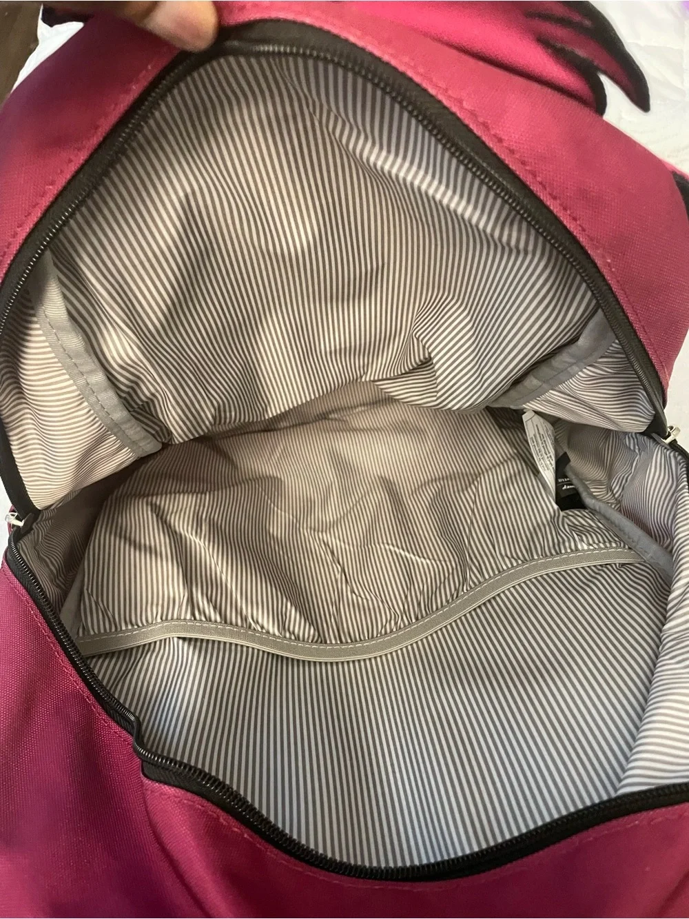 Disney x Loungefly Cheshire Cat Pink & Magenta Backpack - Picture 7 of 11